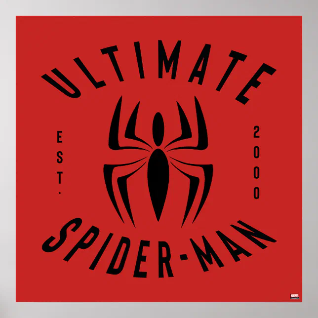 Spider-Verse | Ultimate Spider-Man Emblem Poster | Zazzle