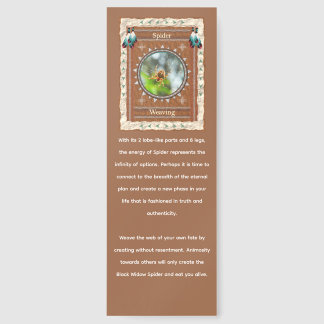 Spider Weaving Energy Bookmarks