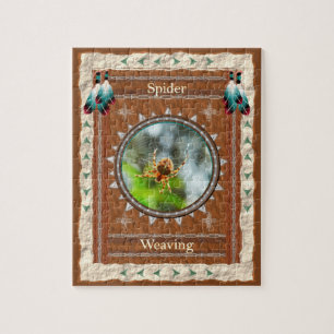 Spider Weaving Energy Jigsaw Puzzle