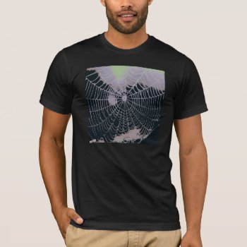 Spider Web Abstract T-shirt by Incatneato at Zazzle