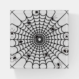 Spider Web and Spiders Paperweight