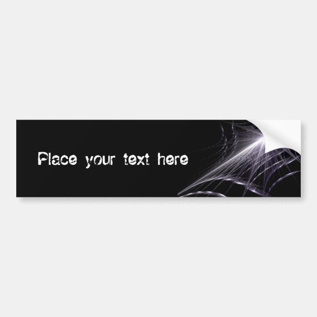 Spider Web Bumper Sticker (Front)