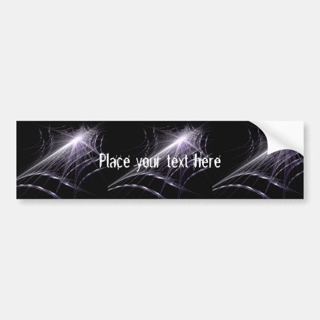 Spider Web Bumper Sticker (Front)