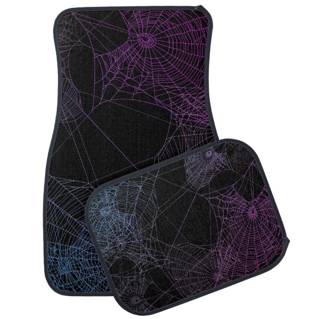 Spider Web Car Floor Mat (Set)