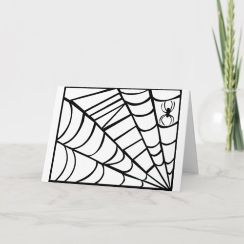 Spider Web Card