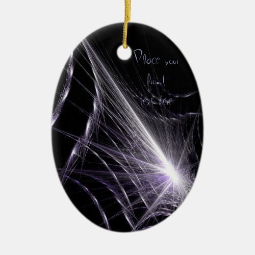 Spider Web Ceramic Ornament