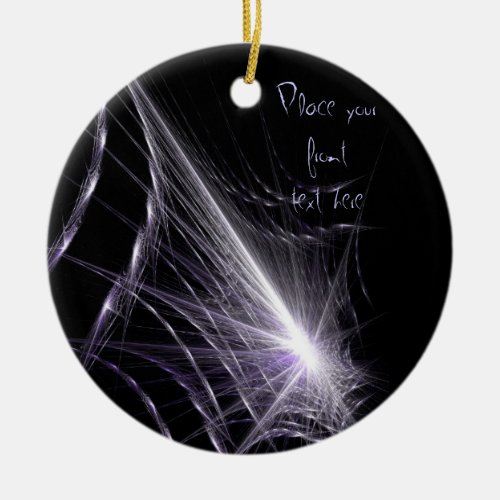 Spider Web Ceramic Ornament