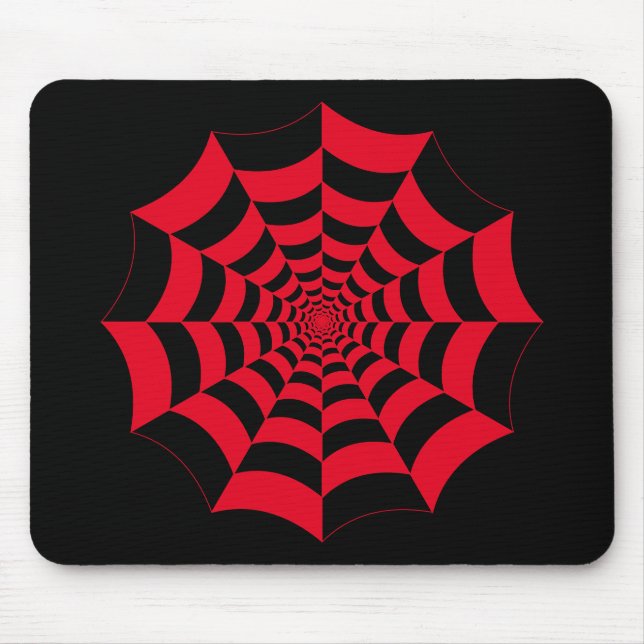 Spider web Checkered Mouse Pad (Front)