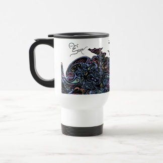 Spider Web Color Travel Mug