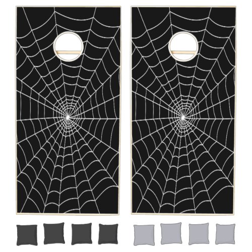 Spider Web Cornhole Set