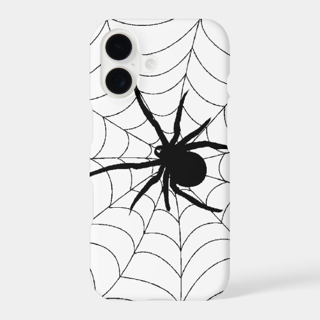 Spider Web Design iPhone Case (Back)