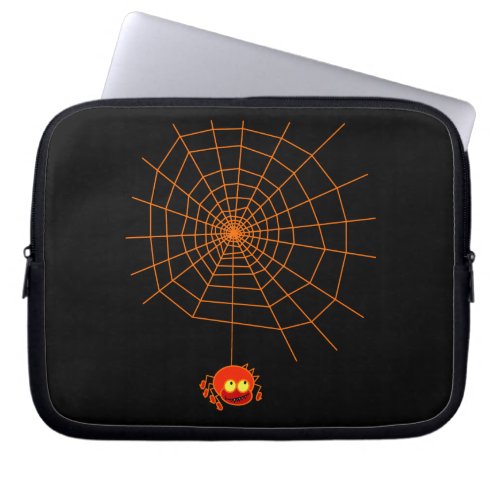 Spider Web Halloween Laptop Bag