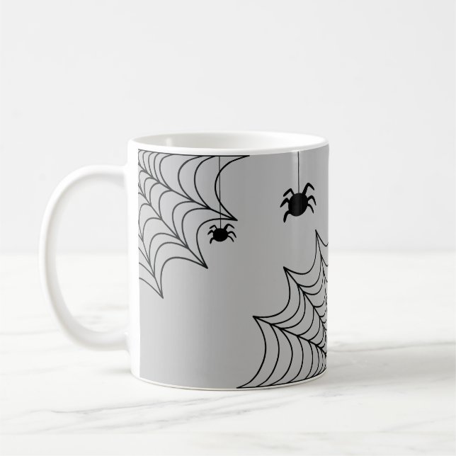 Spider Web Halloween Mug (Left)
