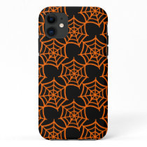 spider web halloween pattern iPhone 11 case
