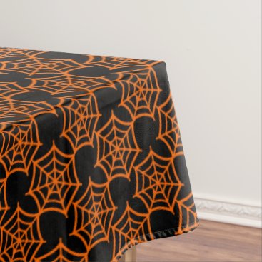 spider web halloween pattern tablecloth
