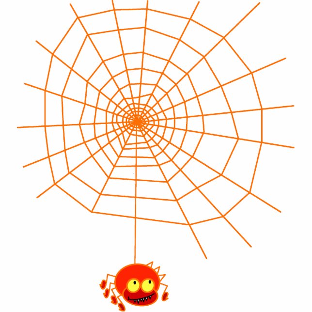 Spider Web Halloween Photo Sculpture (Front)