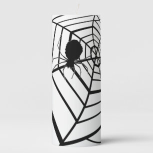 Spider Web - Halloween - Pilar Candle