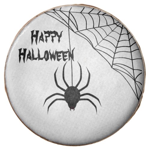 Spider Web Happy Halloween Party Chocolate Covered Oreo