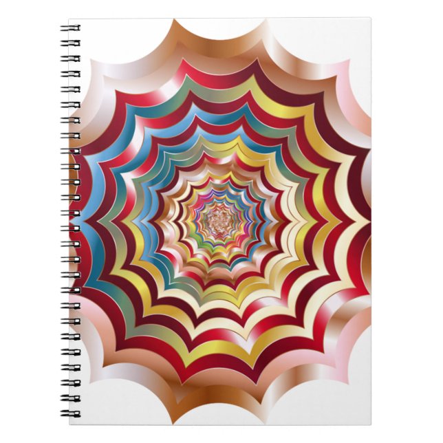 spider web hypnotic revitalized notebook (Front)