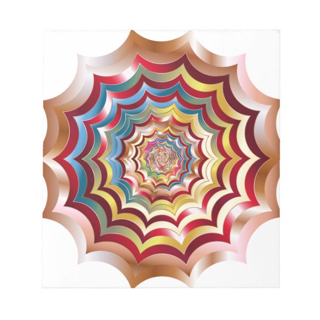 spider web hypnotic revitalized notepad (Front)