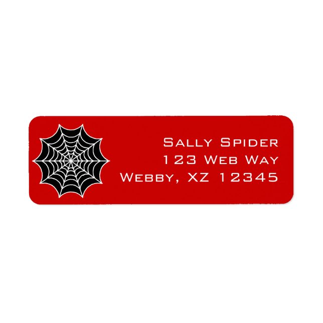 Spider Web Label (Front)