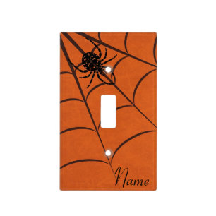 Spider & Web Light Switch Cover