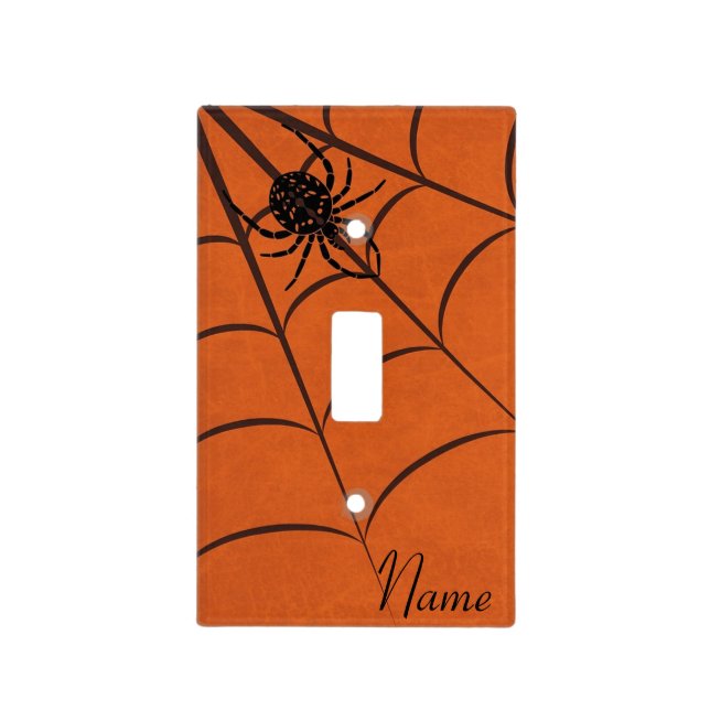Spider & Web Light Switch Cover (Front)