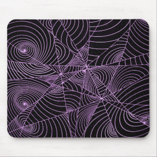 Spider web mouse pad