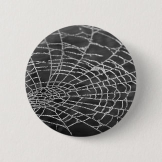 Spider Web Pinback Button
