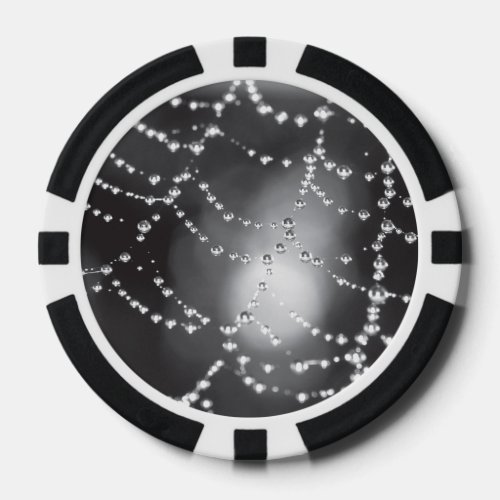 Spider web poker chips