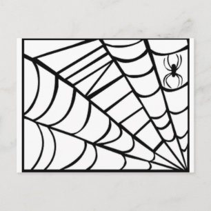 Spider Web Postcard