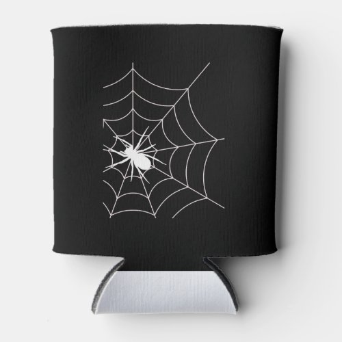 Spider Web Pregnancy Announcement Halloween Can Cooler