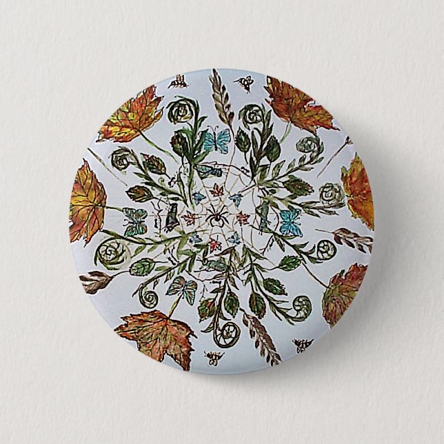 Spider Web - Spider - Ants and Bees Pinback Button (Front)