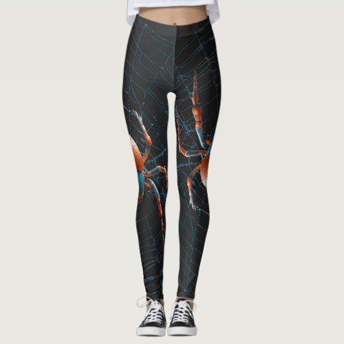 Spider Web Style Leggings