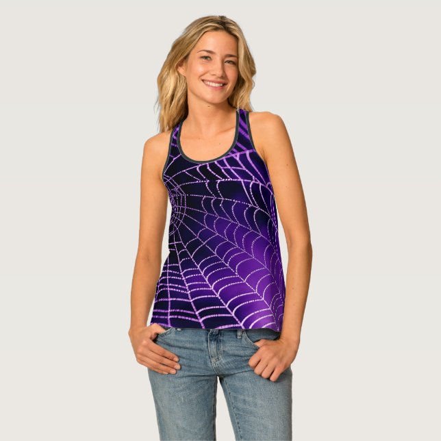 Spider Web Tank Top (Front Full)