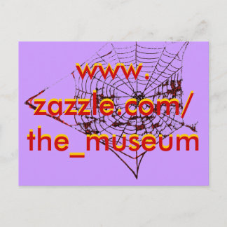 Spider Web The MUSEUM Zazzle the_museum Postcard