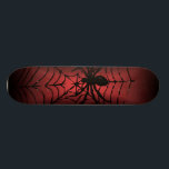 Spider web with spider skateboard deck<br><div class="desc">Spider web with spider skateboard</div>