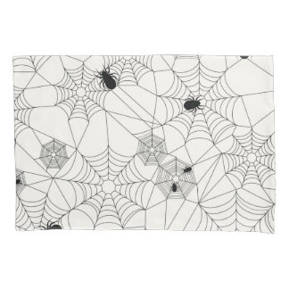 Spider Webs Halloween Pattern Pillowcase