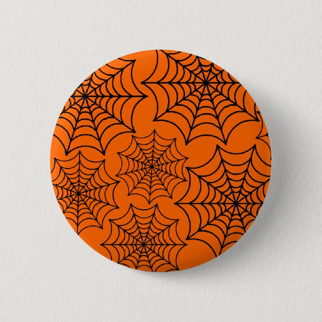 Spider Webs Pinback Button (Front)