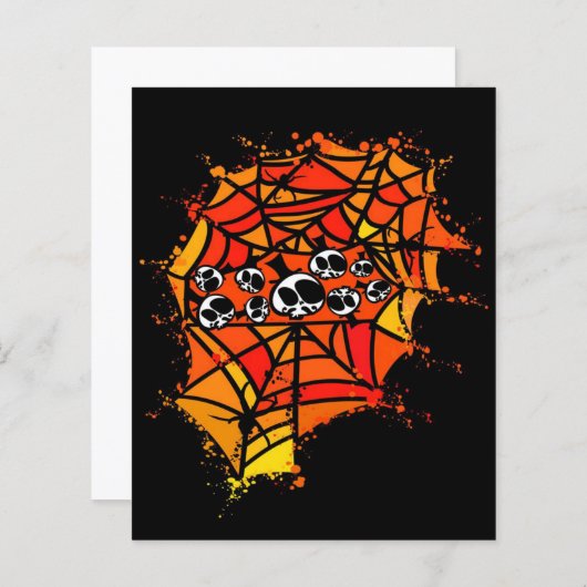 Spider Webs | Spiders Skull (Front/Back)