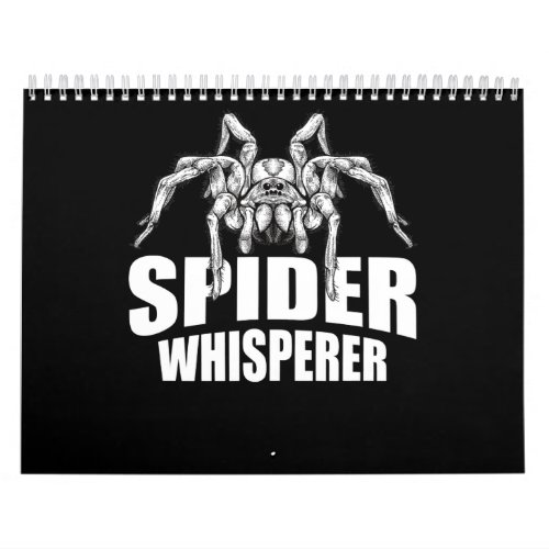 Spider Whisperer Halloween Tarantula Spider Gift Calendar