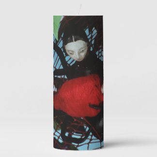 Spider Woman & Bird Girl - Blood Tea & Red String Pillar Candle