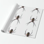 Spider Wrapping Paper<br><div class="desc">Creepy and Cool Gift wrap for any occasion</div>