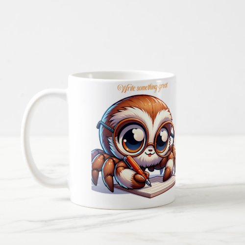 Spider Writing Mug Clever Arachnid Gift  Coffee Mug