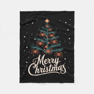 Spider Xmas Tree Spiders Christmas Tree Tank Top2 Fleece Blanket