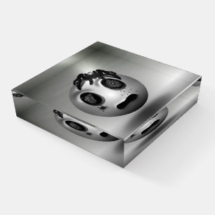 Spidermoji clipboard paperweight