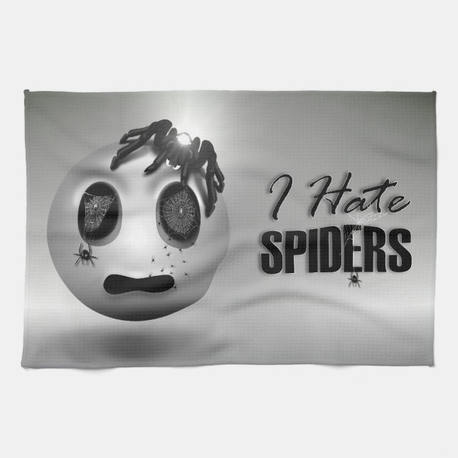 Spidermoji Kitchen Linen Towel (Horizontal)