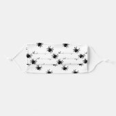 Spiders Adult Cloth Face Mask (Front, Folded)