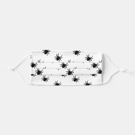 Spiders Adult Cloth Face Mask (Front, Folded)
