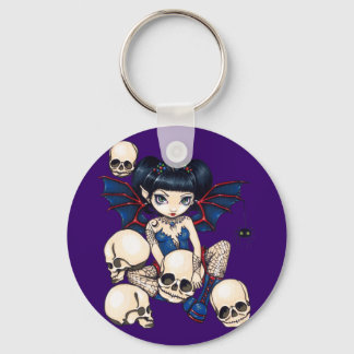 "Spiders and Skulls" Keychain